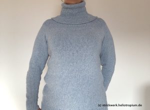 Cowl mit Anker's Pullover